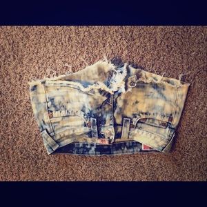 True Religion Jean Shorts